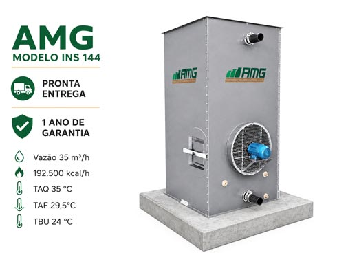 Torre de Resfriamento de Água AMG Modelo INS 144