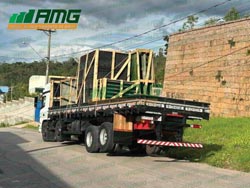 Torre de resfriamento Alpina para indústria destino Sorocaba/ SP