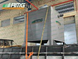 AMG vende torre de resfriamento para indústria de reciclagem de plásticos