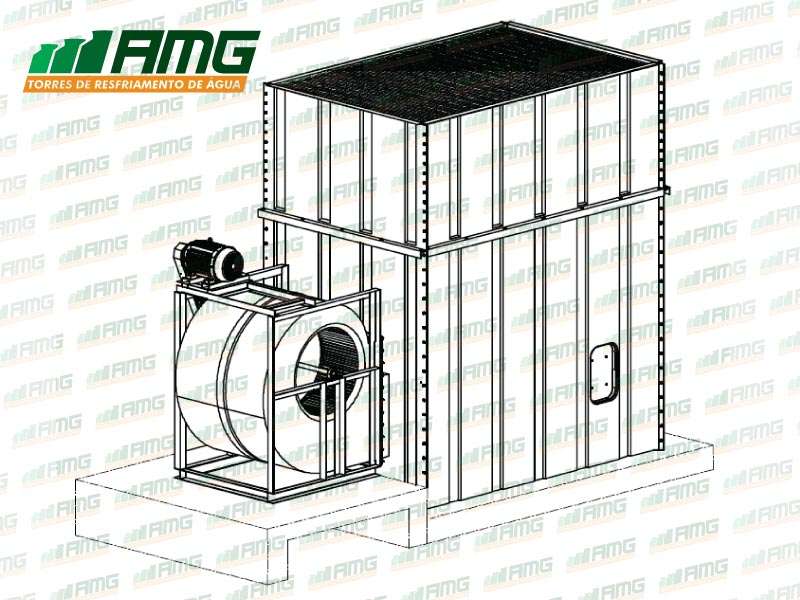 Torre de resfriamento super silenciosa Alfaterm INS 670 usada